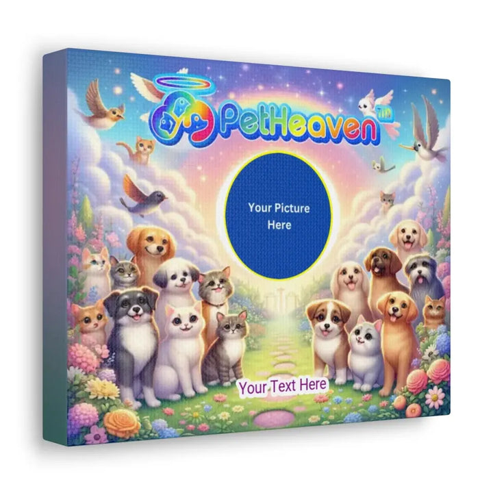 Heaven Paws Paradise canvas