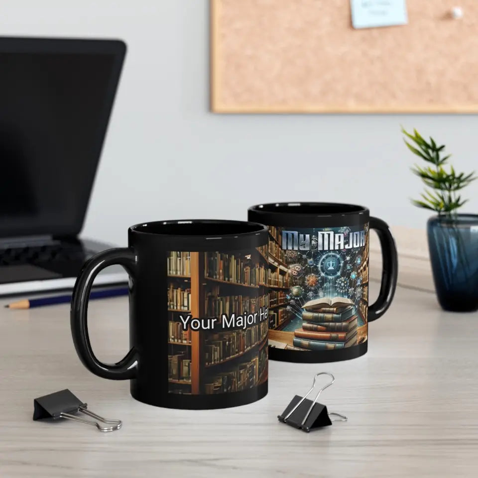 Black Custom Coffee Mug